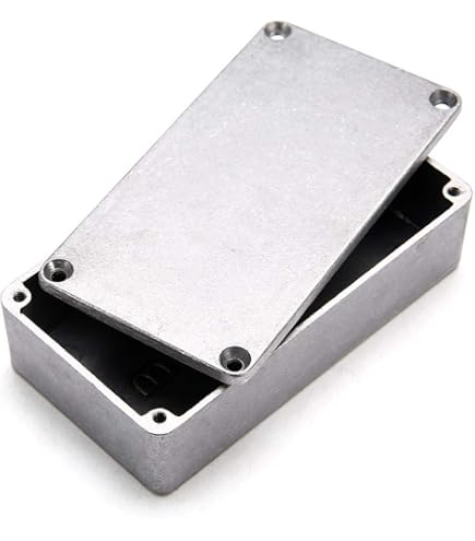 Boîtier De Projet Aluminium 1590A - Dimensions 145x121x39 Mm - Argenté - Pour DIY Électronique