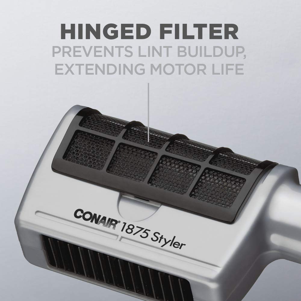 Conair 1875 Watt 3-in-1 Styling Hair Dryer with Ionic Technology and 3 Attachments: Beauty