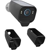 VOMENC Silicone Cover Skins for Outdoor Use, Compatible with Eufy Security eufyCam S3 Pro Camera, Easy Install Eufy Camera Case (2pack-Black)