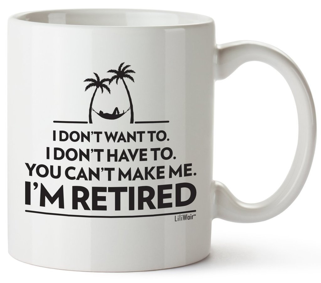 Funny Retirement Gifts Gag for Women Men Dad Mom Humorous Christmas Retirement Coffee Mug Gift Retired Mugs for Coworkers Office & Family