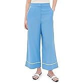 Dress To Women's Contrast Crop Pants