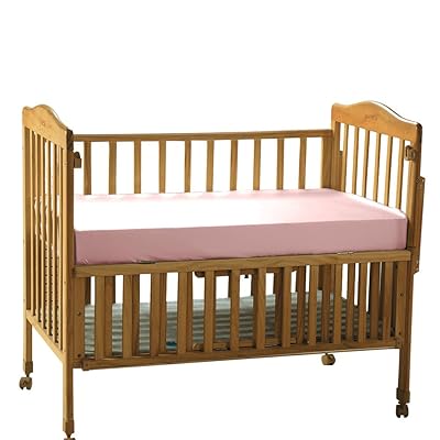 Ultra Soft Organic Silk Fitted Crib Sheet Pink, 28 Bahrain Ubuy