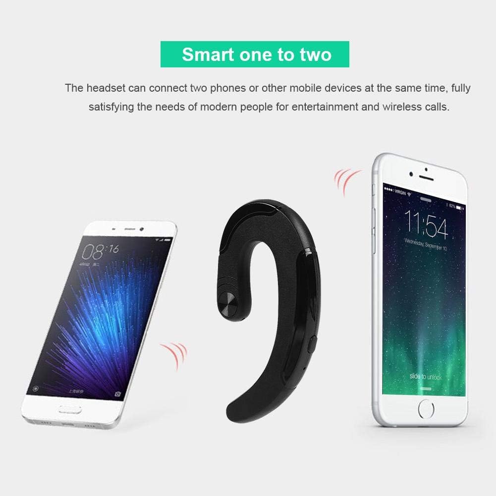 Bone Conduction Headphones, Wireless Bluetooth Bone Conduction Headset Earphone, Ear-Hook Stereo Earphones with Micphone - Image 3