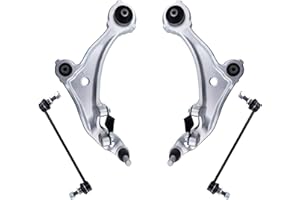 HAWK BROTHER K622157 K622158 K750095 K750094 Front Lower Control Arm w/Ball Joint Sway Bar Link Replacement for 2009-2014 Nissan Murano-4 Pcs Professional Suspension Kit