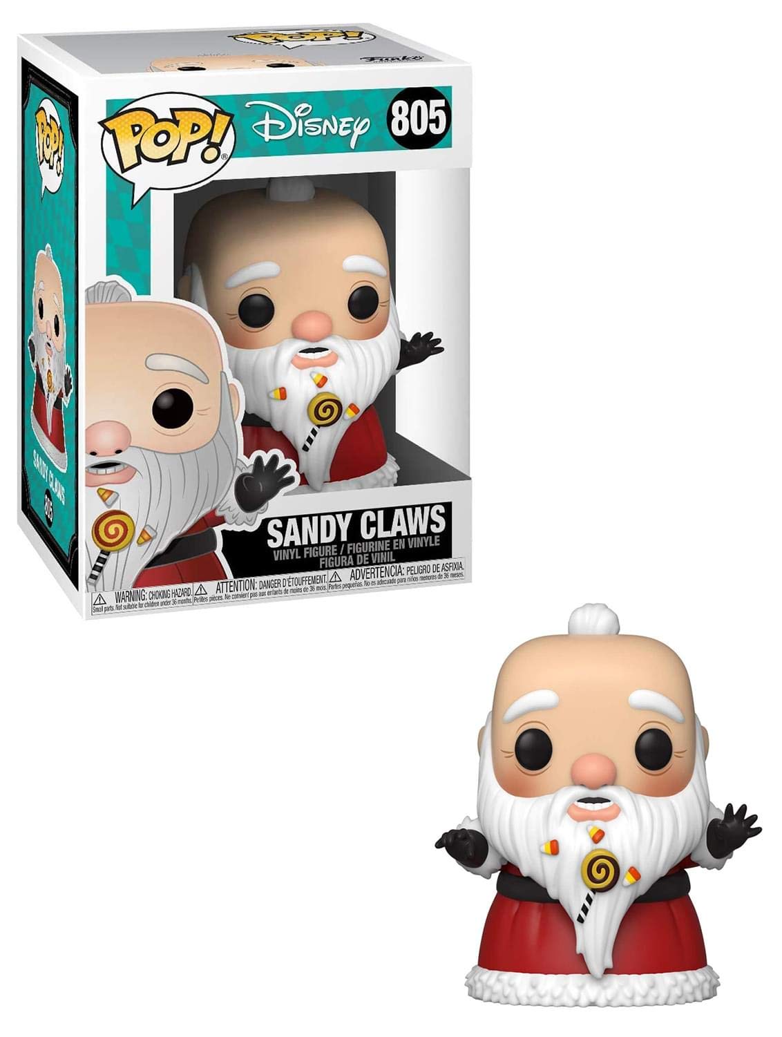 Funko POP! Disney: the Nightmare Before Christmas-Sandy Claws - Collectable Vinyl Figure - Gift Idea - Official Merchandise - Toys for Kids & Adults - Movies Fans - Model Figure for Collectors