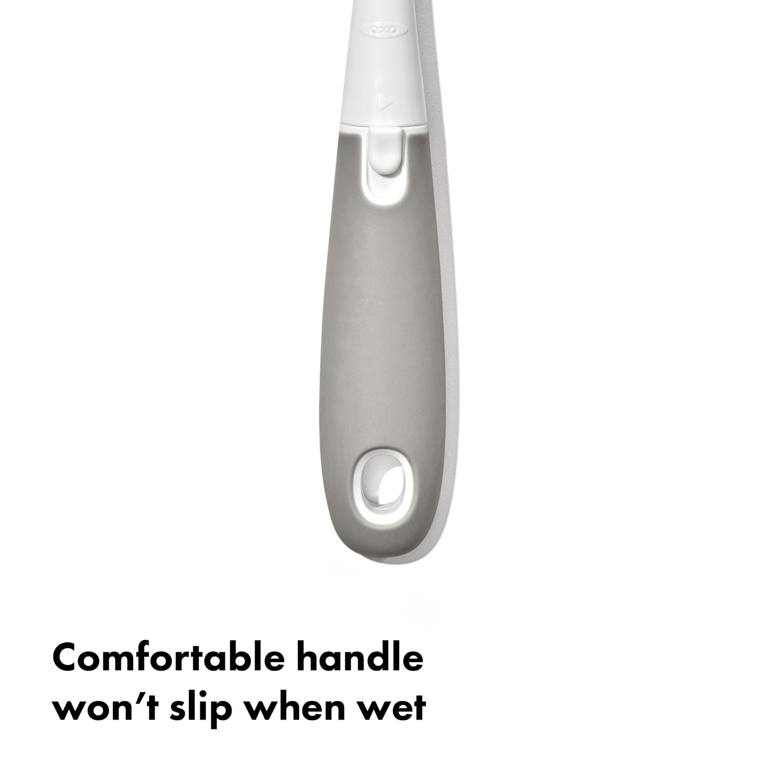 OXO Tot Bottle Brush with Nipple Cleaner and Stand, Gray