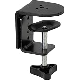 VIVO Black Heavy Duty Desk Clamp for Monitor Mount Desk Stand, PT-SD-CP01A | No Scratch Universal Replacement C-clamp, Desktop Surfaces up to 3.25 inches, Easy Install