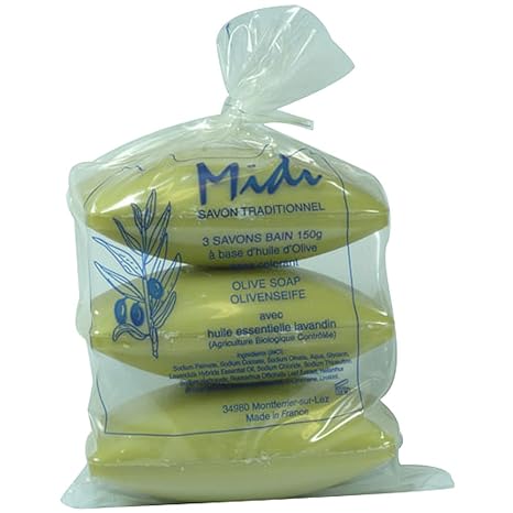 Midi Bio Olive-Lavendel-Seife 3er Pack 450 gr