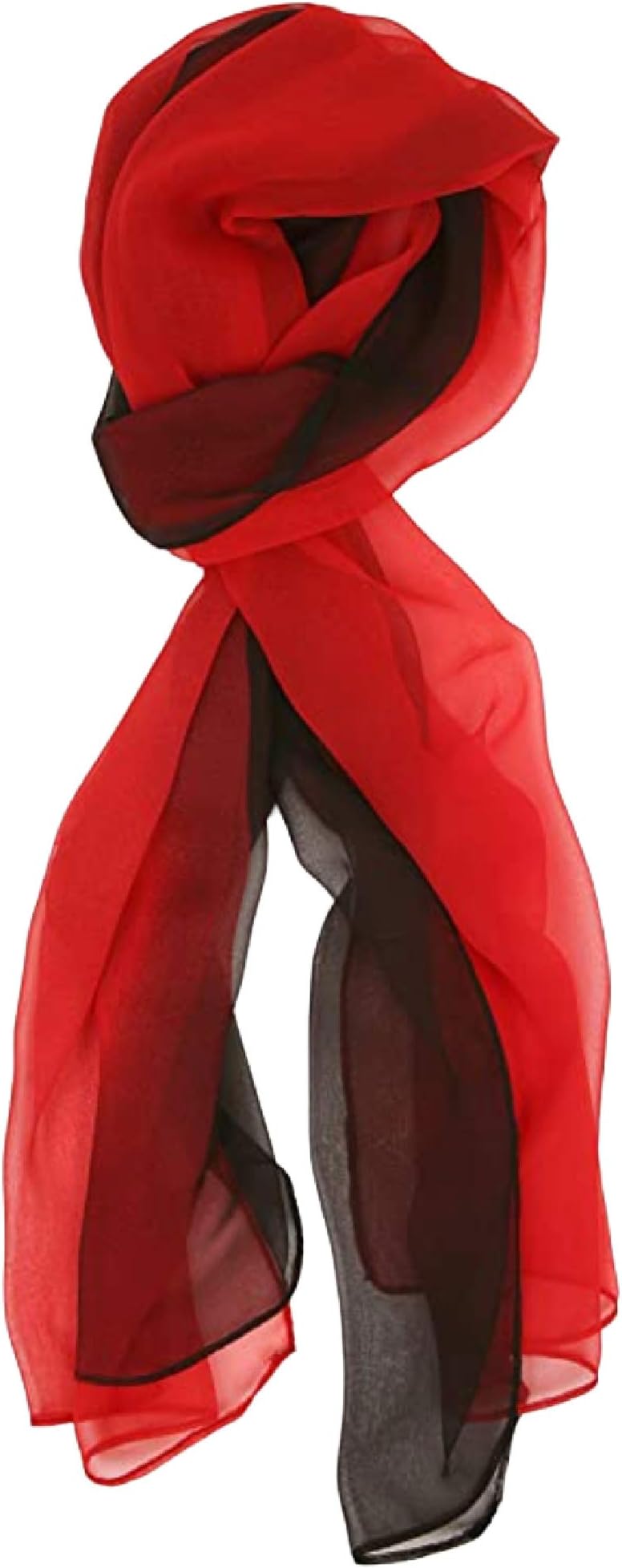 Solid Color & Polka Dot Silk Blend, Lightweight, Sheer, Modern Scarf