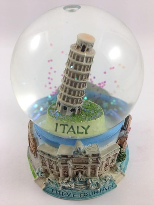 Amazon Com Vintage Snow Globe Water Art Glass Paper Weight 3d