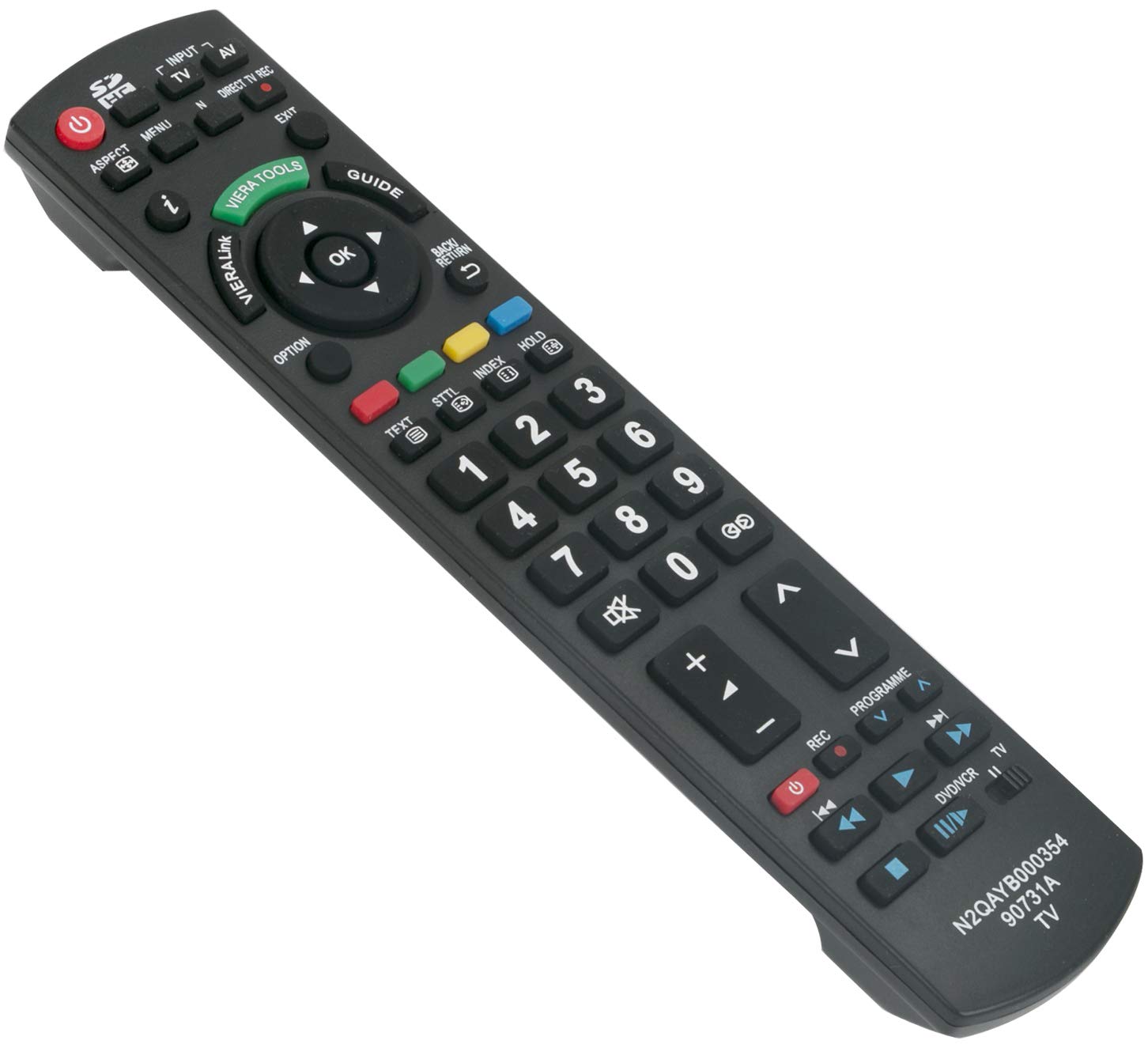 ALLIMITY N2QAYB000354 Remote Control Replaced for Panasonic Viera LCD LED TV TX-L32G10E TX-L37G10E TX-L37GF12 TX-L37GW10 TX-LF32G10 TX-P42G10E TX-P42GW10 TX-P46G10E TX-P46GW10 TX-P50G10E TX-P50G10L