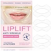 UQWUQW Anti Wrinkle Patches for Lip - Overnight Smoothing Wrinkles - Anti-Wrinkle Silicone Facial Patches, Fine Lines Wrinkle Patches for Smile Line & Lip Area,6Pcs