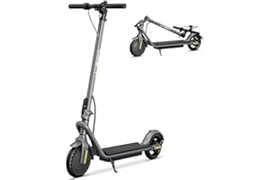 Jasion JS2 Electric Scooter for Adults, Up to 15.5 MPH, 19 Miles Ranges Foldable E-Scooter for Adults, Electric Kick Scooter with Dual Braking System for Commuting