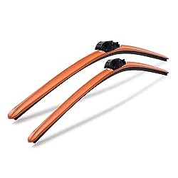 ClixWipers 28" + 28" (Set of 2) Orange All Weather