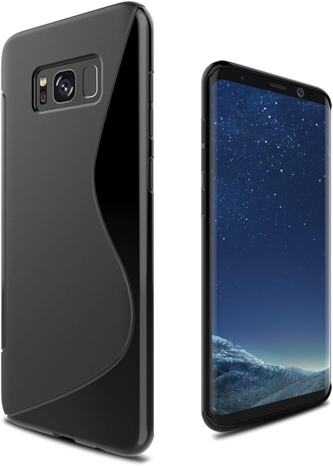 S line design tpu soft cell phone cover For Samsung Galaxy S8+ Case for Galaxy S8 Plus Black