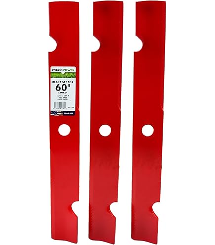 Maxpower 3 High Lift Blades For Many 60 In. Cut Exmark Mowers Replaces OEM #'s 1-633483, Bad Boy 038-2007-00, 105771803, 133-2127 - Foto 7