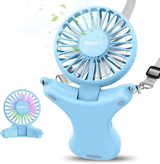 Necklace Fan EasyAcc 2020 Handheld Fan 3350mAh Amazon.co.uk Electronics