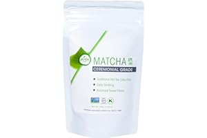 AIYA SINCE 1888 Aiya Authentic Japanese Premium First Harvest Ceremonial Grade Matcha Green Tea Powder - Vegan-Friendly, Zero Sugar, Gluten-Free - 100g Bag (3.53 oz.)