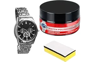 Watch Polishing Kit - Scratch Removal Paste with Sponge - Strap and Screen Scratch Repair - for Restores Gloss Cleaning Glass