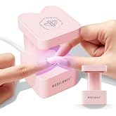 modelones Mini UV Light for Gel Nails Flash Curing 2 Timers | Pink UV Light for Gel Nails Fast Extension System, Portable Man