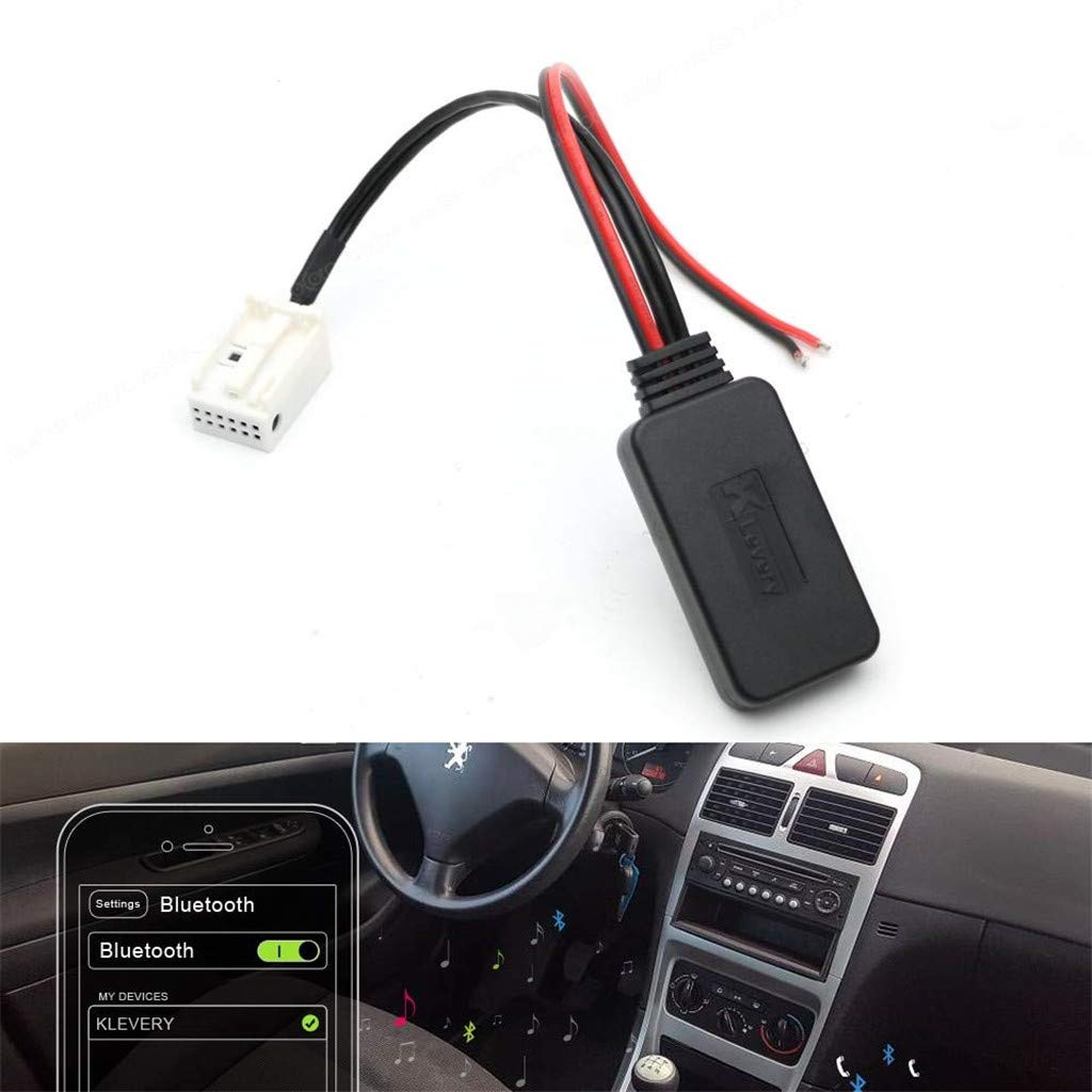Shine Adaptateur Bluetooth pour Peugeot 307 407 508 Citroën C5 C6 sans