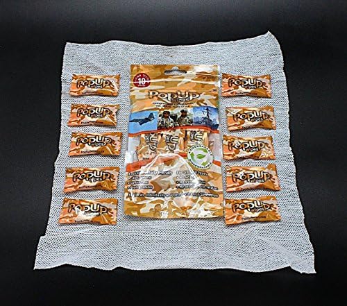 Popup Towel - Mini Wipes - Bag of 10 - Camo Bag