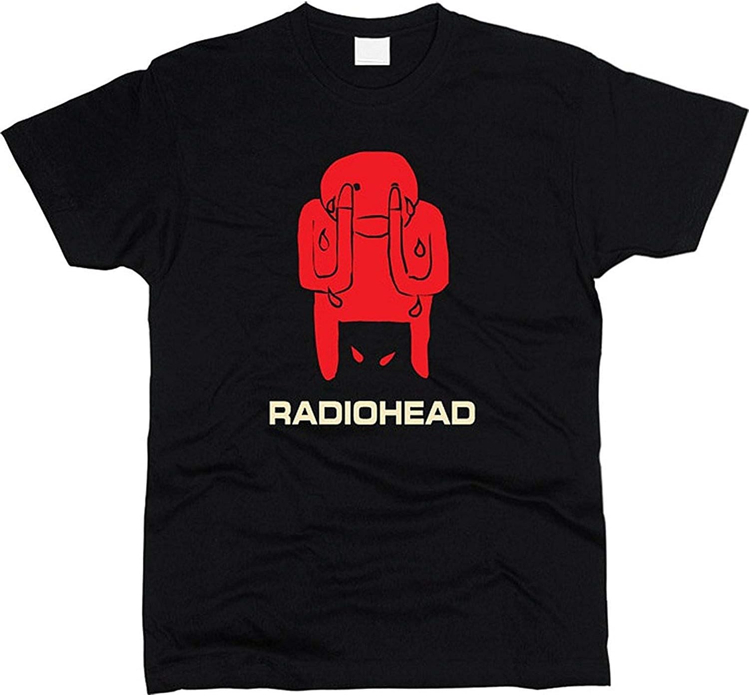 Havved Mens Fashion Radiohead Amnesiac Generic T-Shirt Cotton Black O-Neck