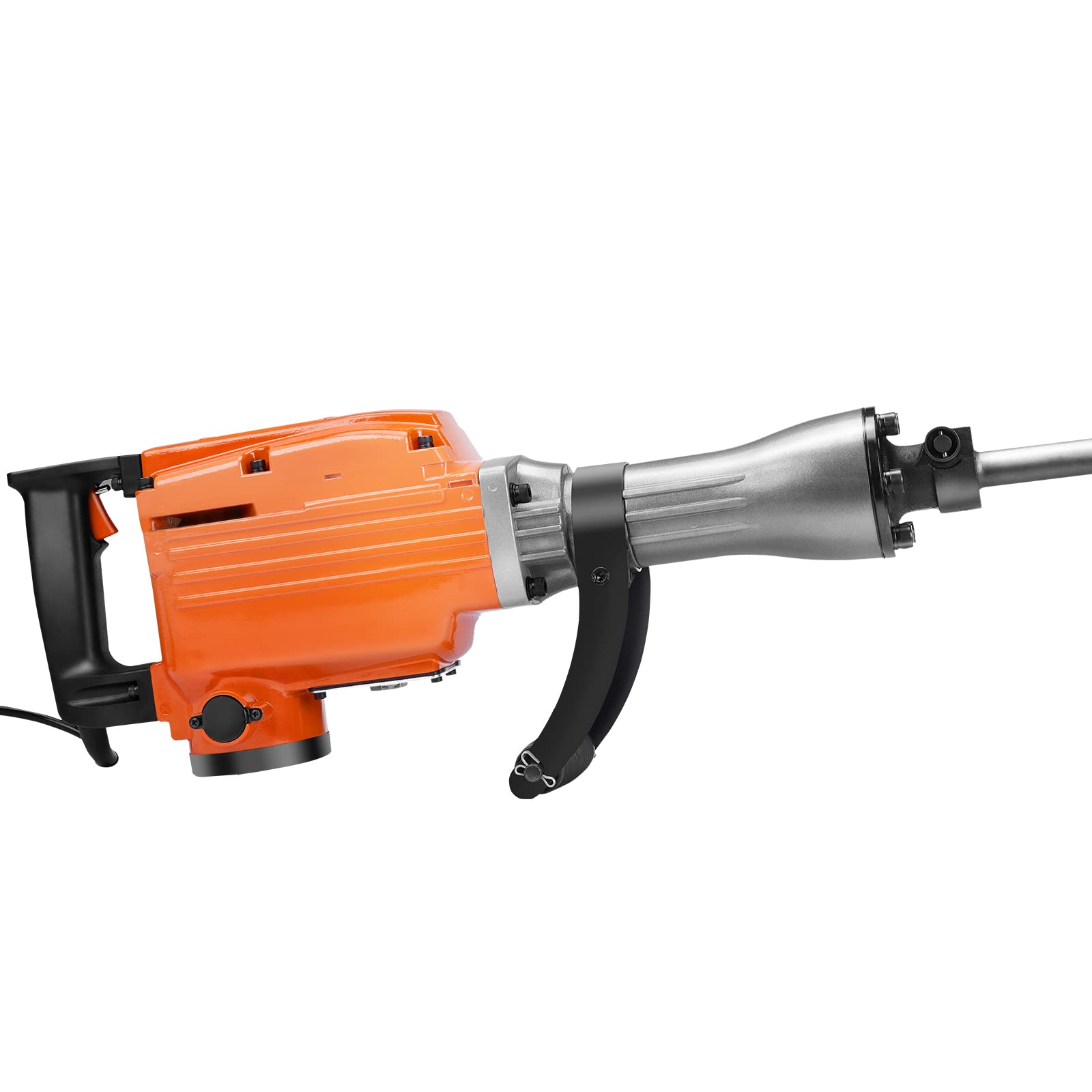 VEVOR Demolition Jack Hammer, MAX 2200W Electric Jackhammer Heavy Duty, 1350 BPM Concrete Breaker 4pcs Chisels Bit Chipping W/Case, Gloves