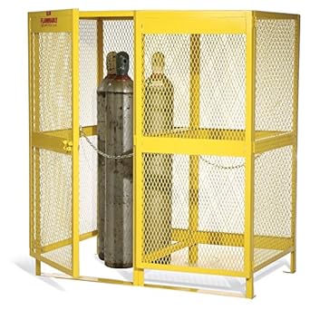 Steel Cylinder Storage Cabinet Cab361 Amazon Com Industrial