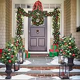 Brylanehome Cordless Battery-Operated Led 6' Pine Garland (Green,0)