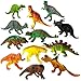DINOSAUR TOYS Party Favors Figures - 12 Pack - 5.5 Inches - Safe Material, Assorted Realistic Large Dinosaur Figurines For Kids - For Birthday Party, Decoration, Gift, Prize, Toys For Boys & Girls, E