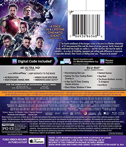Avengers: Endgame 4K UHD - Image 2
