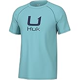 HUK Men's Icon X Crew, Short-Sleeve Performance Fishing Shirt