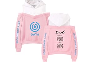 Xkpopfans Kpop DAY6 Hoodie World Tour Gravity Pullover Jae WonPil Off The Shoulder Sweatshirt