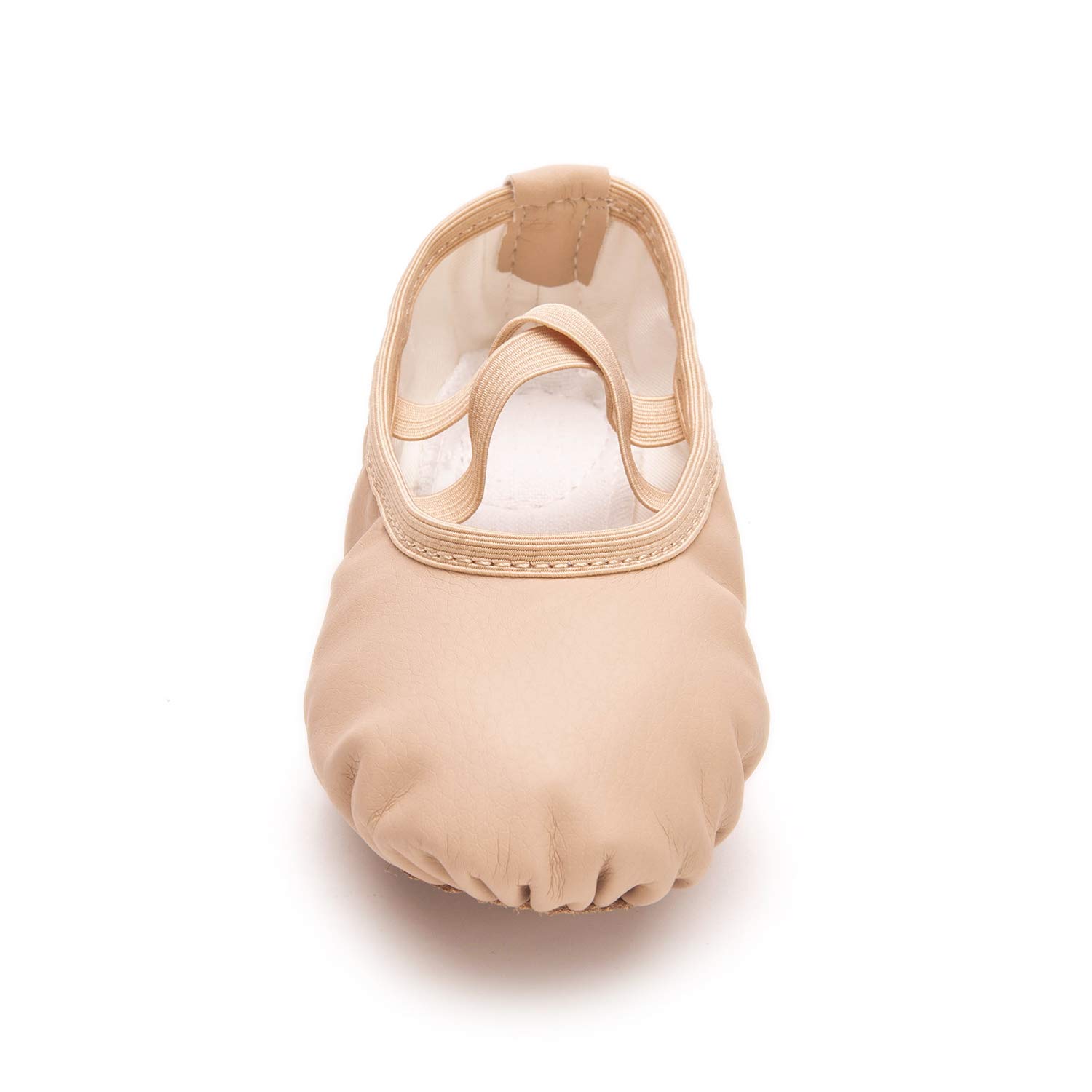 RoseMoli Ballet Shoes for Girls/Toddlers/Kids/Women, Leather Yoga Shoes/Ballet Slippers for Dancing