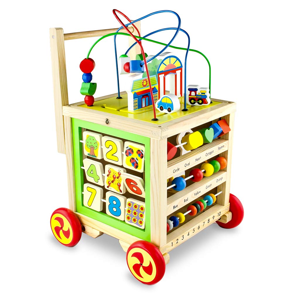 tidlo wooden activity walker