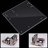 Zunate PC Test Bench Open Frame Acrylic DIY Base Stand for M-ATX Motherboard view 8