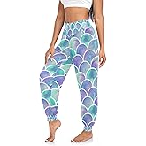 Aflyko Women Boho Trousers Comfy Sweatpants Yoga Urban Dance Workout Pants S-2XL