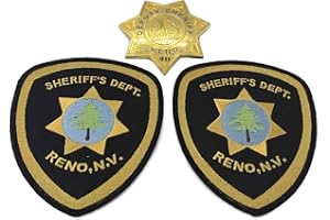 OEM 911 Deputy Sheriff Star Badge + Dept Shoulder Patch 2 Central Comedy Police