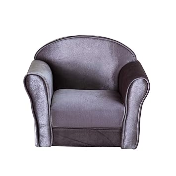 childrens velvet chair