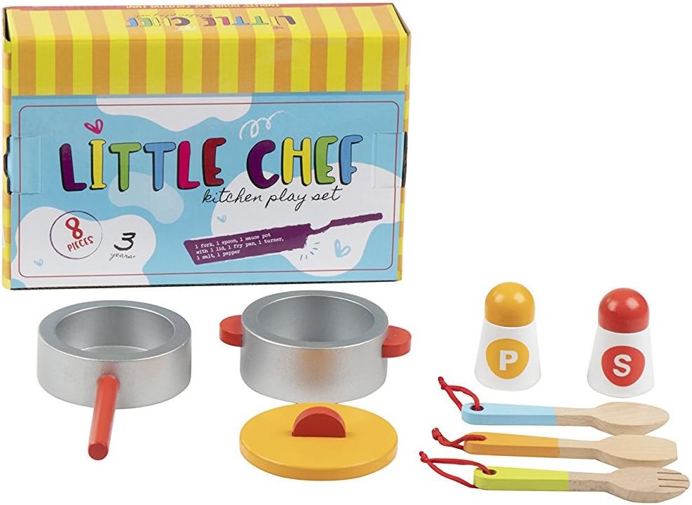 kids wooden pots and pans