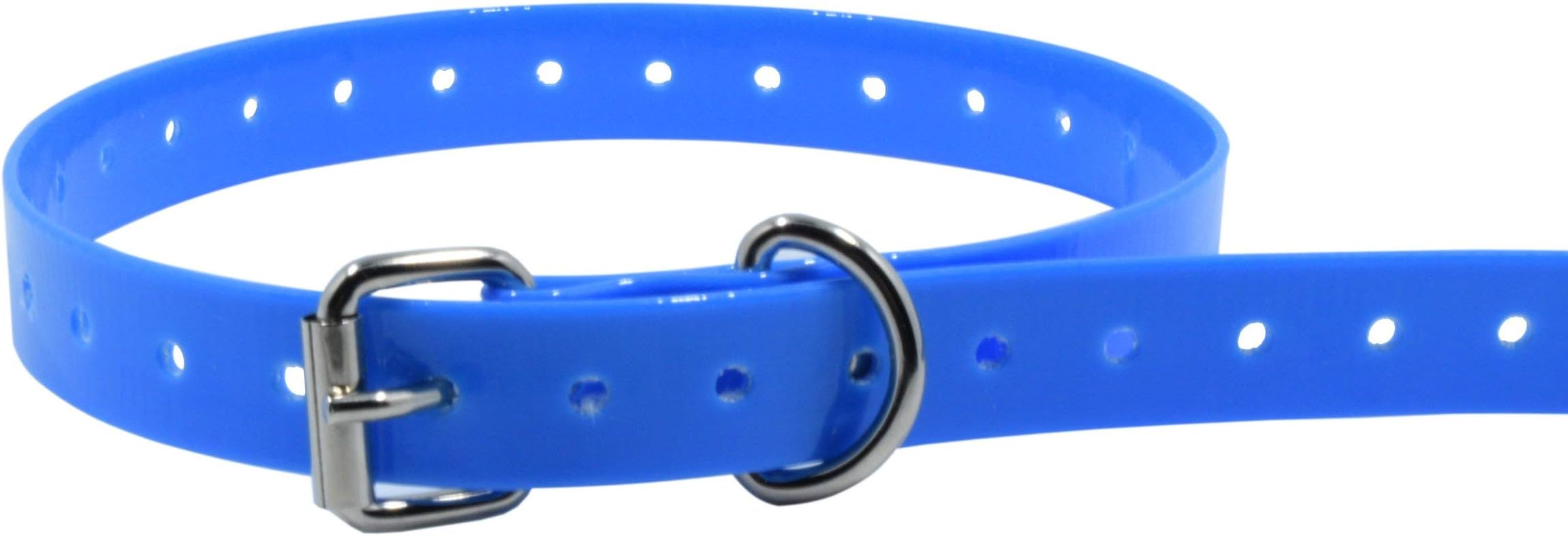 Replacement ¾” Collar Strap Bands with Double Buckle Loop for Garmin Delta Dogtra SportDOG Petsafe Petrainer Educator Sport Dog Training Pet Shock Bark e Collars and Invisible Fences