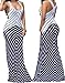 shekiss Women's Casual Sexy Summer Sleeveless Striped Bodycon Bandage Club Long Maxi Dress With Plus Size Floor Length,Purple,Medium
