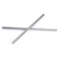 2Pcs M6 x 250mm Fully Threaded Rod 304 Stainless