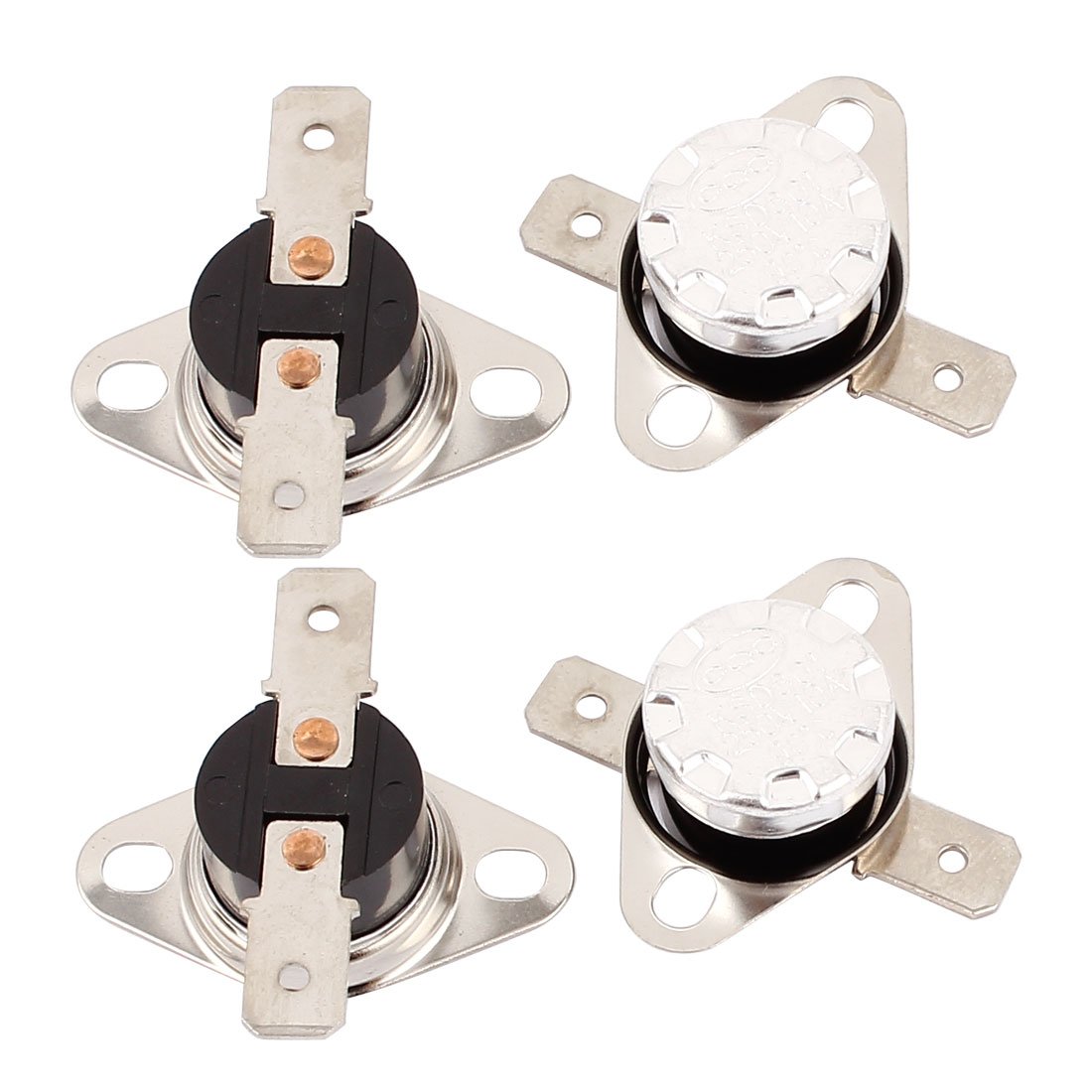 Sourcingmap 4PCS KSD301 90C 194F NC Thermostat Temperature Thermal Control Switch