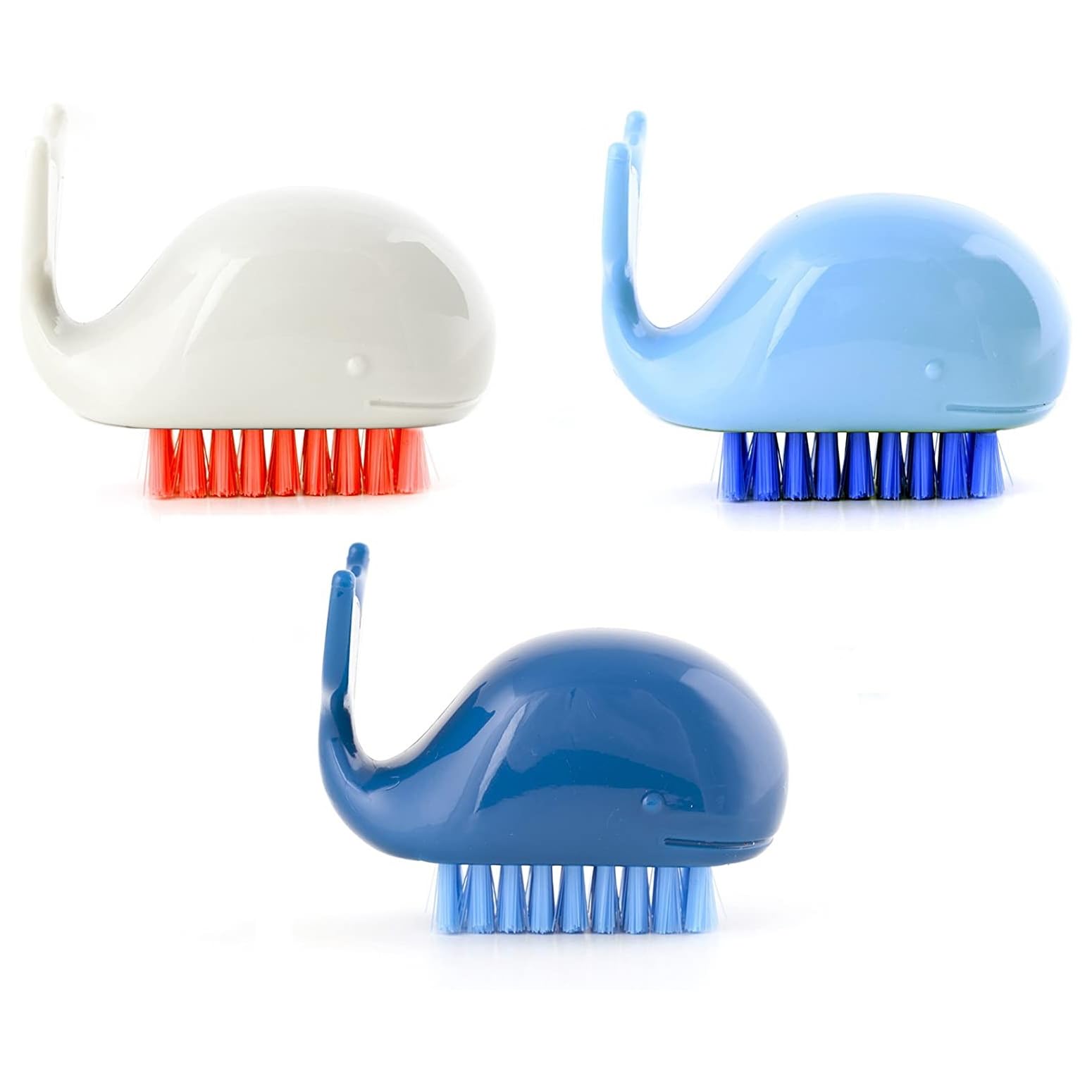Kikkerland HW35-A Whale Assorted Nail Brush