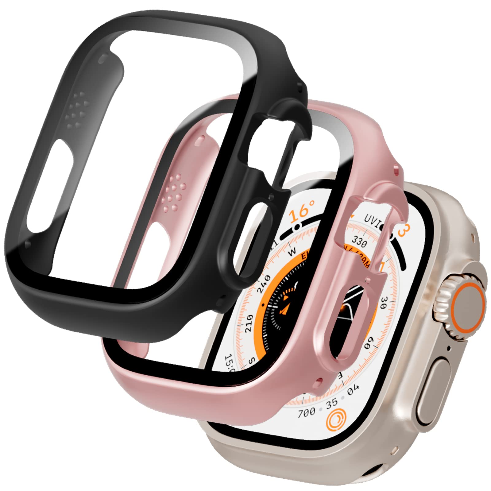 BHARVEST 2-Pack Case for Apple Watch Ultra 2