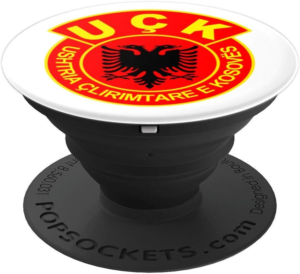 Uqk flag shirt Kosovo albanian Uck adem jashari PopSockets