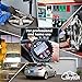 SkyEca Digital Tire inflator gauge for air compressor with smart valve caps for free, Black, Medium