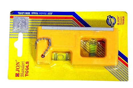 Jon Bhandari Tools Spirit Level Mini 4 inch Magnetic with two Vials